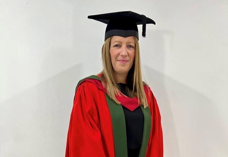 Dr Linda Tinkler PhD Graduation Photo